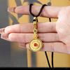Trendy Eight Treasures Compass Rotatable New Chinese Retro Jewelry Necklace Pendant
