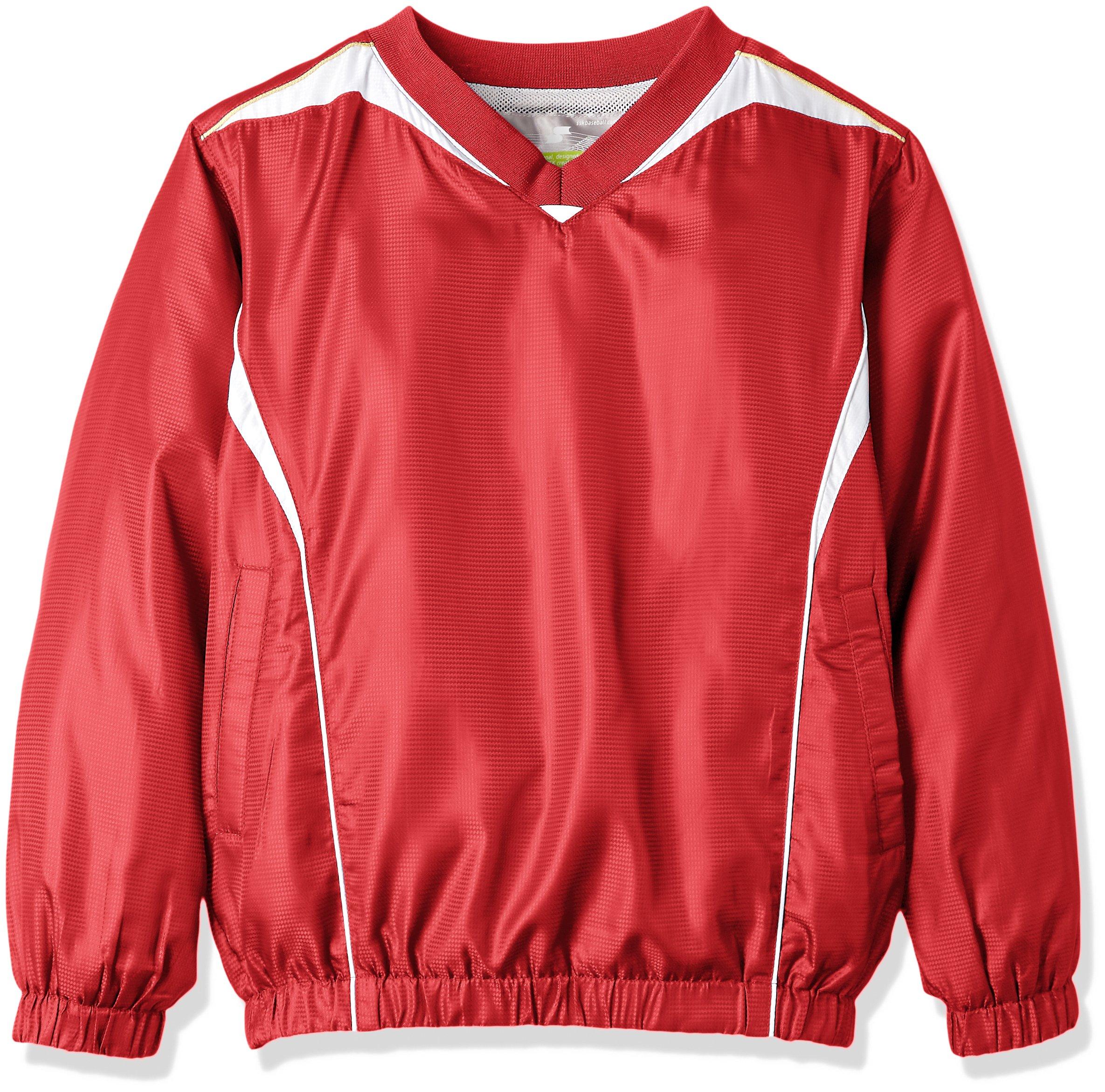 

SSK Юношеская с длинным рукавом сетчатая подкладка BWP1413J Красный x Белый Размер 130 Пред-Джин V-образный вырез (2010)