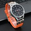 20mm 22mm Luxury Silicone Strap for Huawei Watch GT5 Pro 46mm Sport Band for Samsung Galaxy Watch 7 6 5 4 40mm 44mm Men Bracelet
