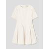 Flare Mini Dress Beige