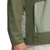Adidas Golf Lightweight Hoodie with Back Olive Straight Men's Water-Repellent Full-Zip Pocket,