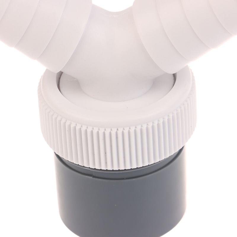 Dishwasher Washing Machine Drain Adapter Three-Way Two-In-One Connector Converter Drain Extension Hose Connector
