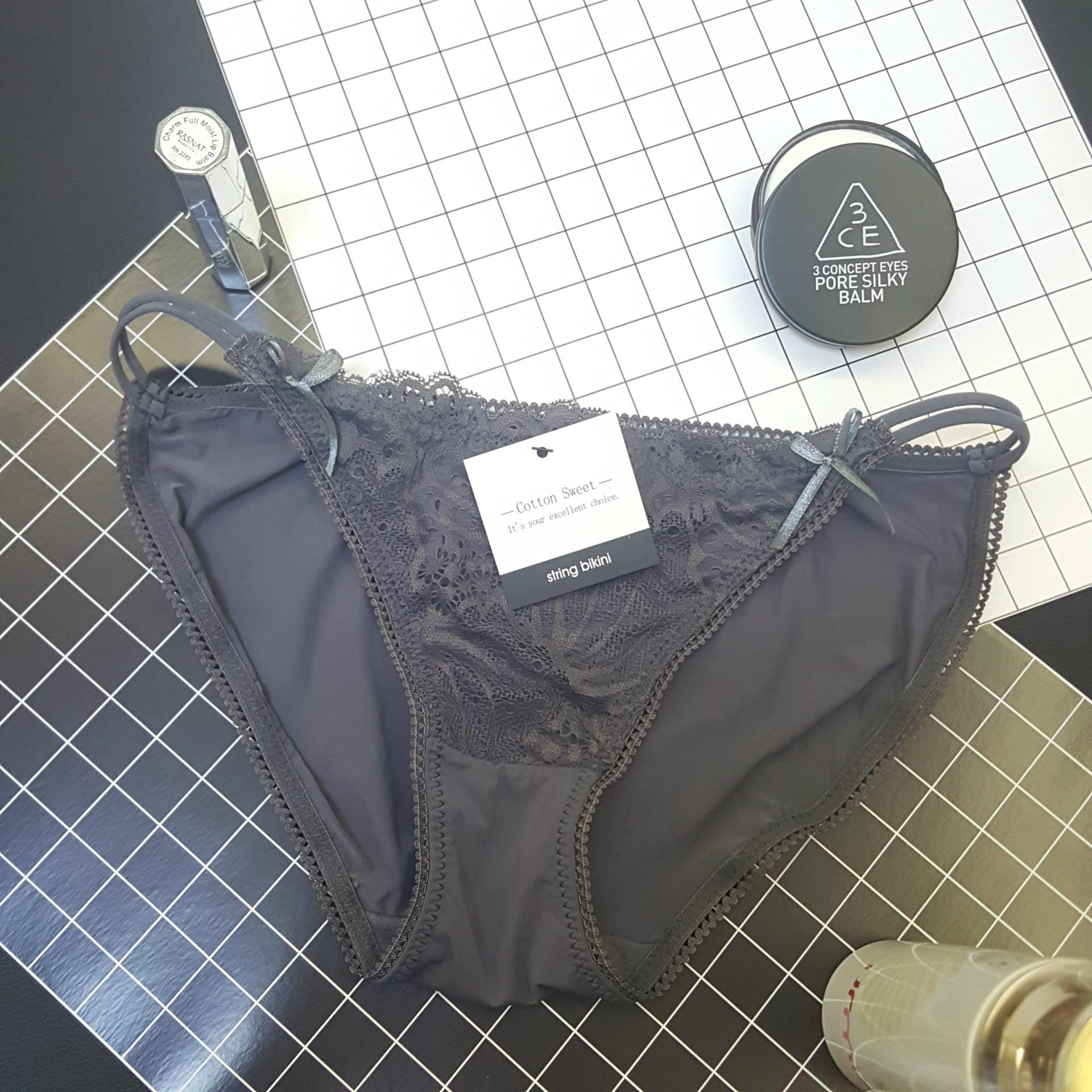 

Женские трусики. Модель - Tanga M серый