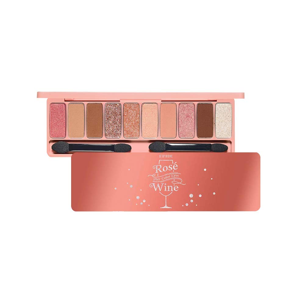 Etude House Official Play Color Eyeshadow Rose Wine Eyeshadow Eyeshadow Palette Pink Glitter Pearl