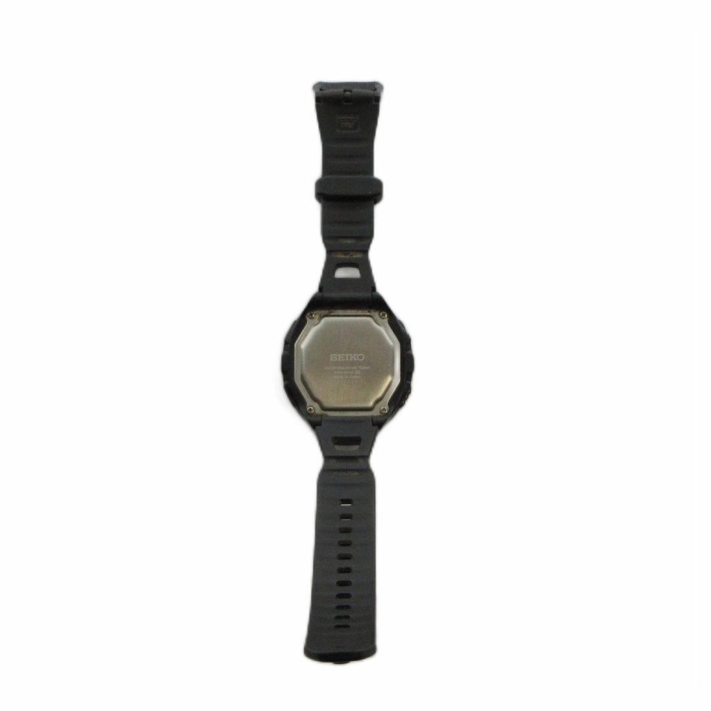 SEIKO PROSPEX Solar Watch Digital with Calendar and Black S822-00A0 Date, GY18/ MQ
