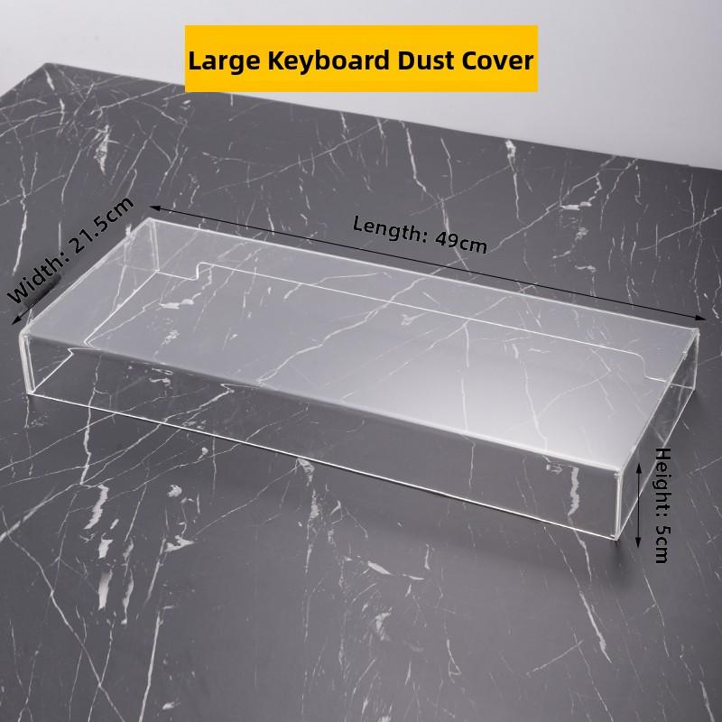 Acrylic Keyboard Dust Cover Universal for 104 Key 87 Key Mouse And Keyboard Protection Cover Computer Accessories Storage