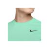 Nike Loose Fit Casual Solid Color Brand Logo Round Neck Short Sleeve T-Shirt Men Tops Light-Green DX0989-369