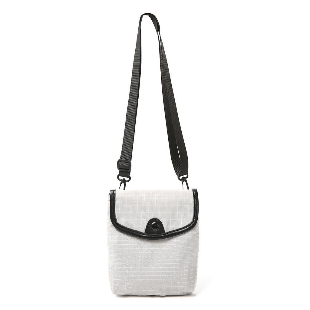 Trendy brand plaid small satchel men's and women's casual shoulder commuter bag travel portable vertical mobile phone bag