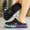Hole shoes summer wear couple models non-slip deodorant tide brand beach baotou breathable new outdoor leisure