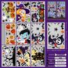 Halloween Witch & Mummy Window Stickers for Family Party & Shop Decoration