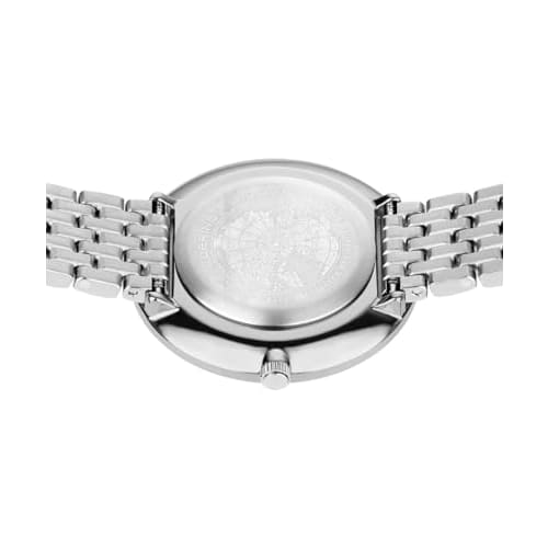 [Officially Imported] BERING Unisex Watch with Shatter-Resistant and Scratch-Resistant Sapphire Crystal, Long-Term Warranty, Silver Link Strap (19334-