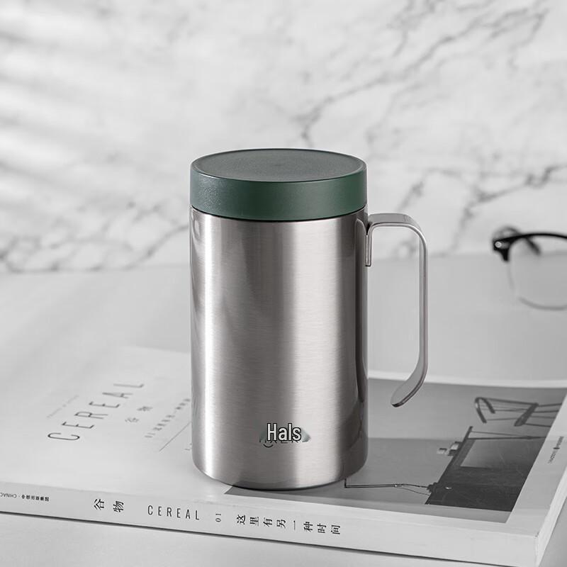 HAERS 316 Stainless Steel Business Insulated Mug with Handle
