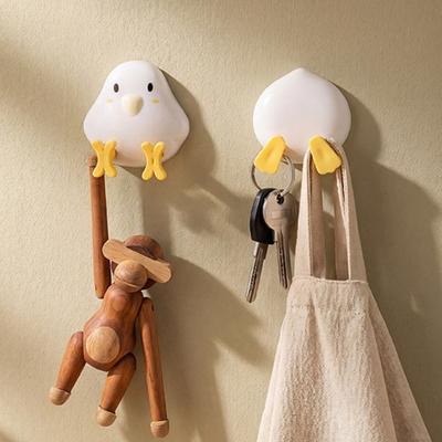 Yousheng Data Cable Storage Hook Wall Mounted Adhesive Strong Load Bearing Hook Creative Chicken Duck Shape Cable