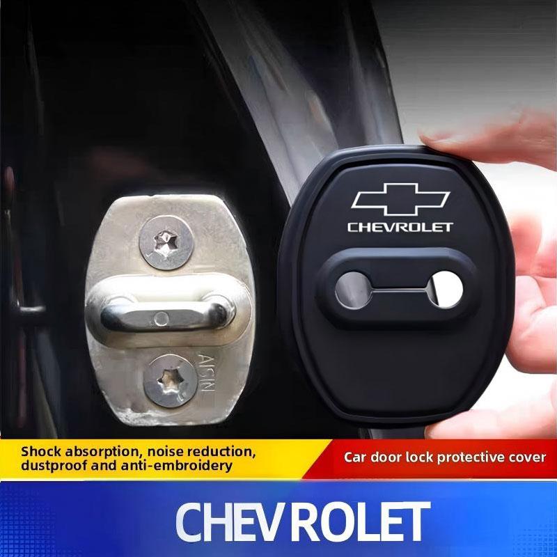 BODCA1 Anti-collision Car Door Lock Protection Cover For Chevrolet Onix Cruze Silverado Impala Equinox Malibu Tahoe Cobalt Camaro Trax