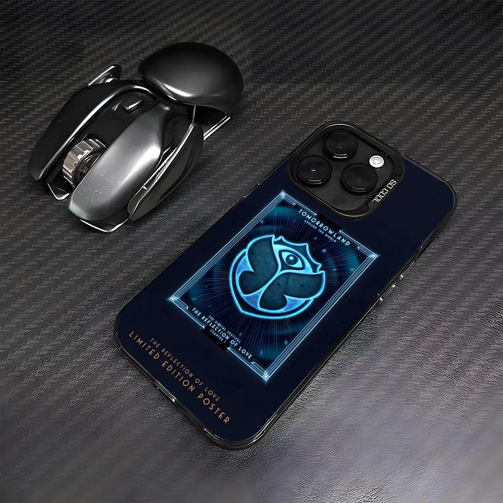 Musikfestival Tomorrowlands Handyhülle Für IPhone17 Air 16 15 14 Plus 13 12 11 Pro 7 8 XS Max XR Silber Schwarz Bumper Case