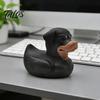 3D Printed Rottweiler Dog Duck Figurine, Funny Dog Duck Ornament, Desktop Entry Car Ornament Creative Decoration