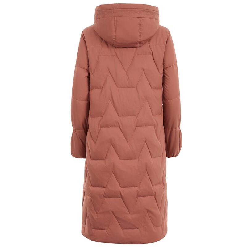 G·TENNA Women's Long Hooded Down Jacket