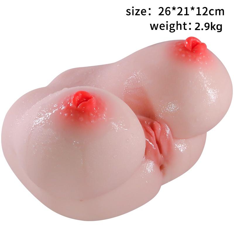 Pánská sexuální panenka Velká prsa TPE Anální sex Vagina Super měkká Masturbační miska Dospělá Erotická sexuální hračka