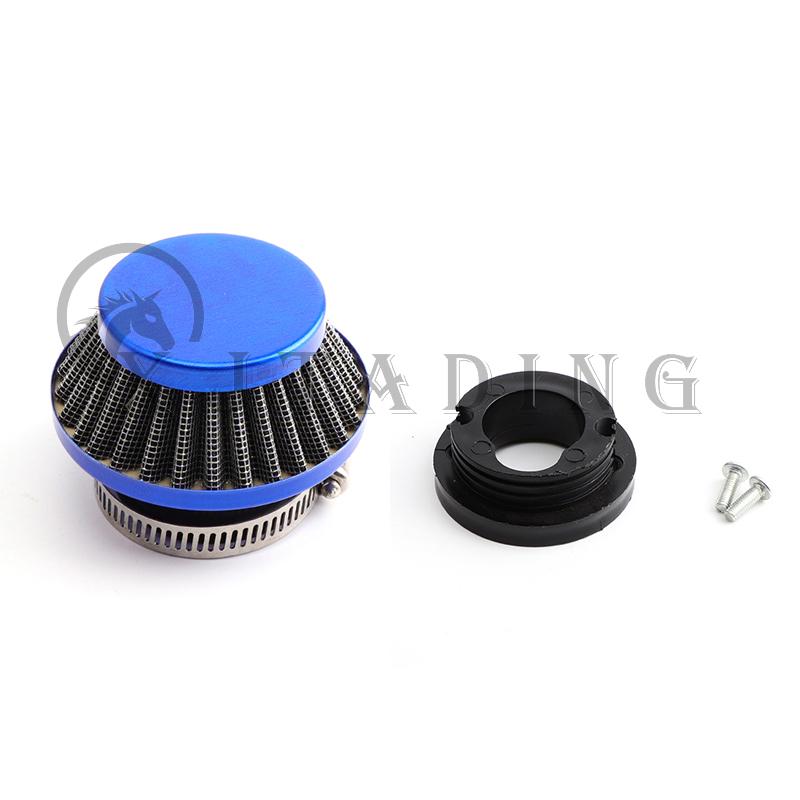 Pocket Bike Air Filter with Connector for 47cc 49cc 2-Stroke Engine Carb Carburetor Mini Quad ATV Dirt Bike MiniMoto Go Kart Qua Air Filters 7