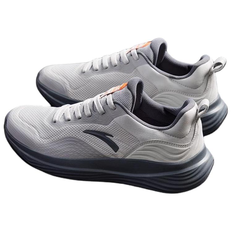 Anta Training Series Comfortable Versatile Non-Slip Wear-Resistant Lightweight Low-Top Easy To Bend Casual Running Shoes Men Sneaker Gray 112337793-5
