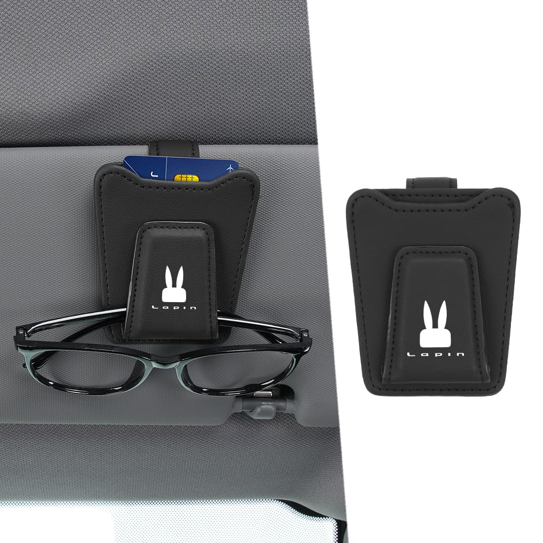 Lapin Exclusive Car Glasses Holder, Thin Sunglasses Holder, Lapin G Lapin exclusive чёрный