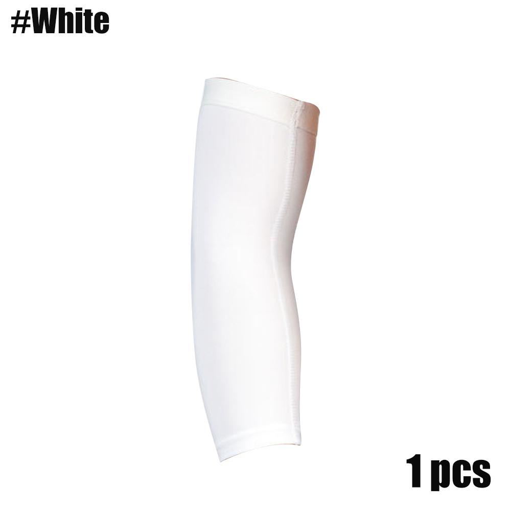 1 Pc Breathable Arm Support Sleeve Sun Uv Protection Basketball Running Fitness Armguards Sports Compress Elbow Pads Men & Women