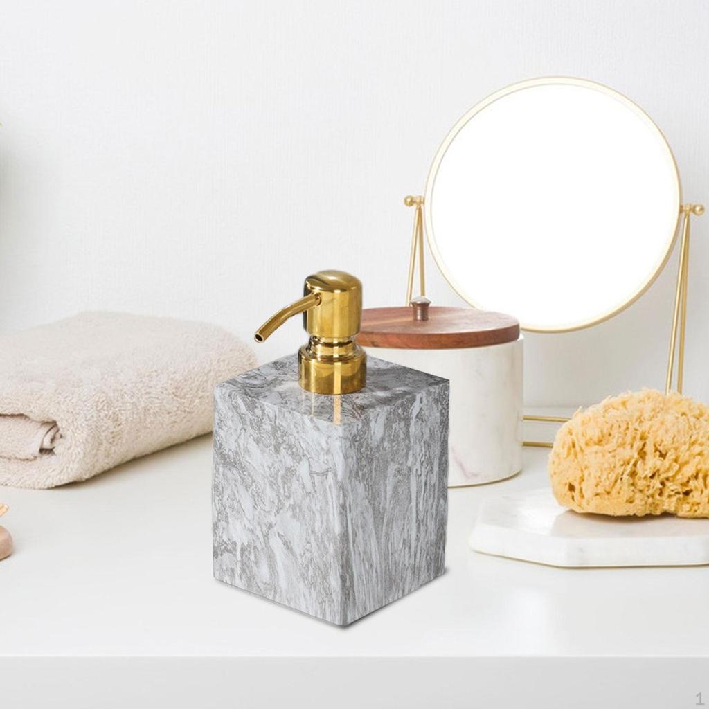 Elegant Marble Soap Dispenser Set for Home And Bathroom