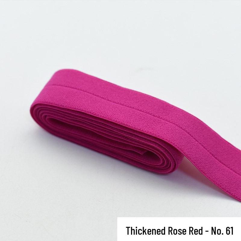 2-2.3cm Thick Elastic Fold-Over Binding Tape for Clothing and Jackets