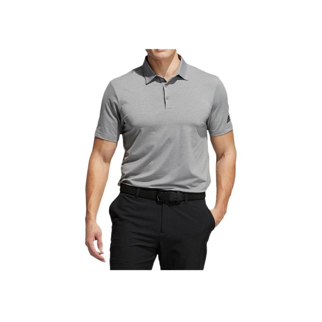 Adidas Golf Training Short Sleeve Polo Men Tops Grey GM0271