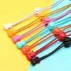 6PCS No-Tie Shoelaces, Lazy Round Elastic Colorful Reflective Free Tie-free
