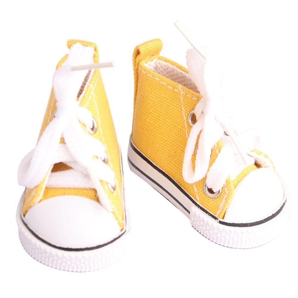 Mini Doll Casual Canvas Shoes Kawaii Doll Sneakers Handmade Mini Casual Shoes  Girl Gift