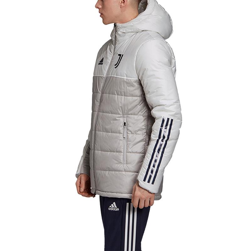 Adidas Pánská bunda s kapucí Juventus Color Block Šedá FR4250