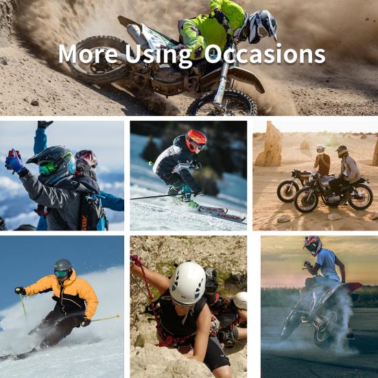 Přenosná přilba Interphone Stabilní připojení signálu IPX7 Vodotěsné Anti-interference