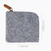 Wool Felt Mini Coin Purse Wallet Women Men Change Bag Credit Card ID Holder Wallets Key Chain Mini Bag Felt Retro Bag