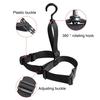 Fishing Wader Boot Hanger Adjustable Strap Storage Drying Hanger Rack with 360-degree Swivel Hook Footwear Shoe Hanger Organizer