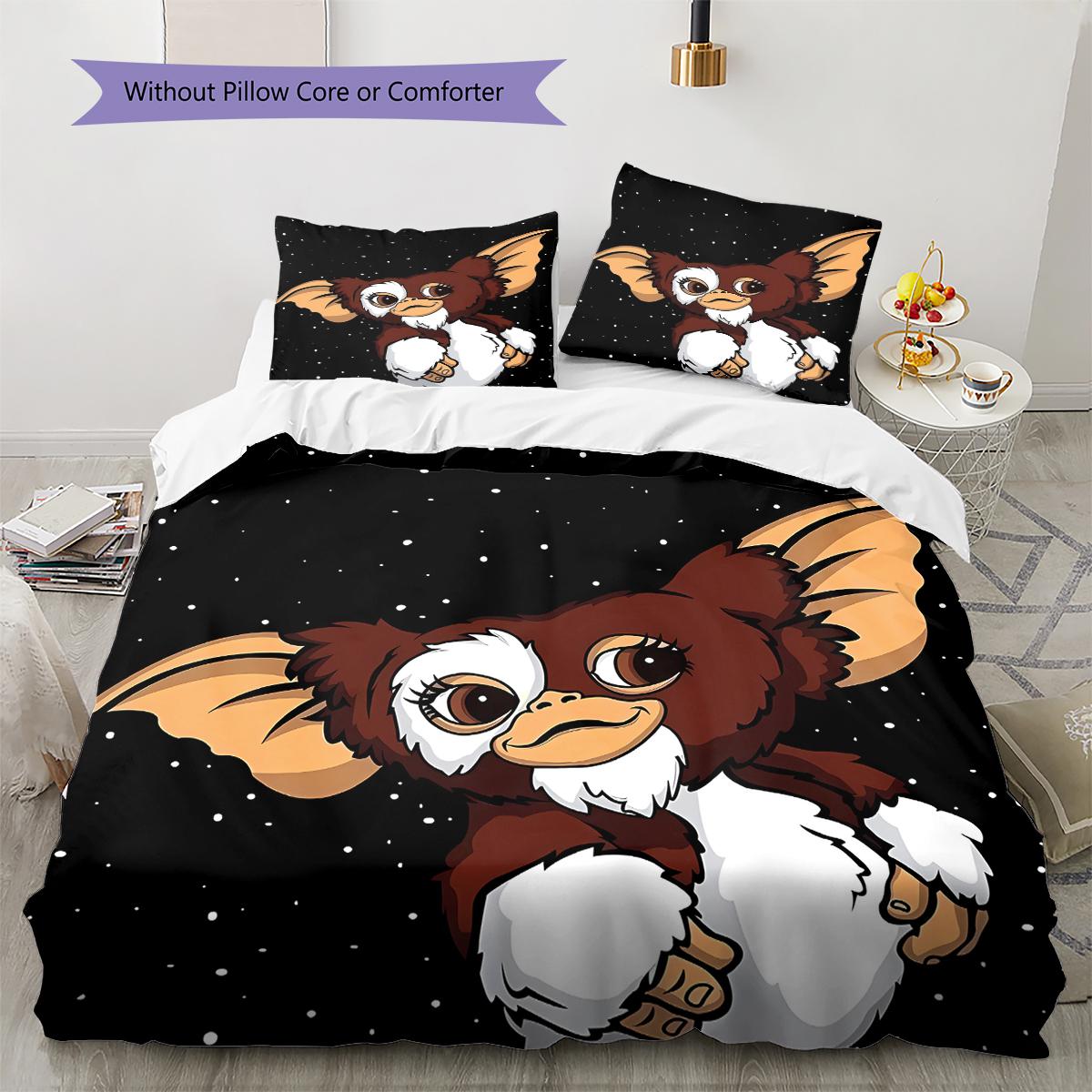 

Gizmo Gremlins Pattern Bedding,Quilt Set Quilt Cover Pillowcase Home Birthday Gift (1 * duvet cover + 2 * pillowcase, without core) 135x200cm