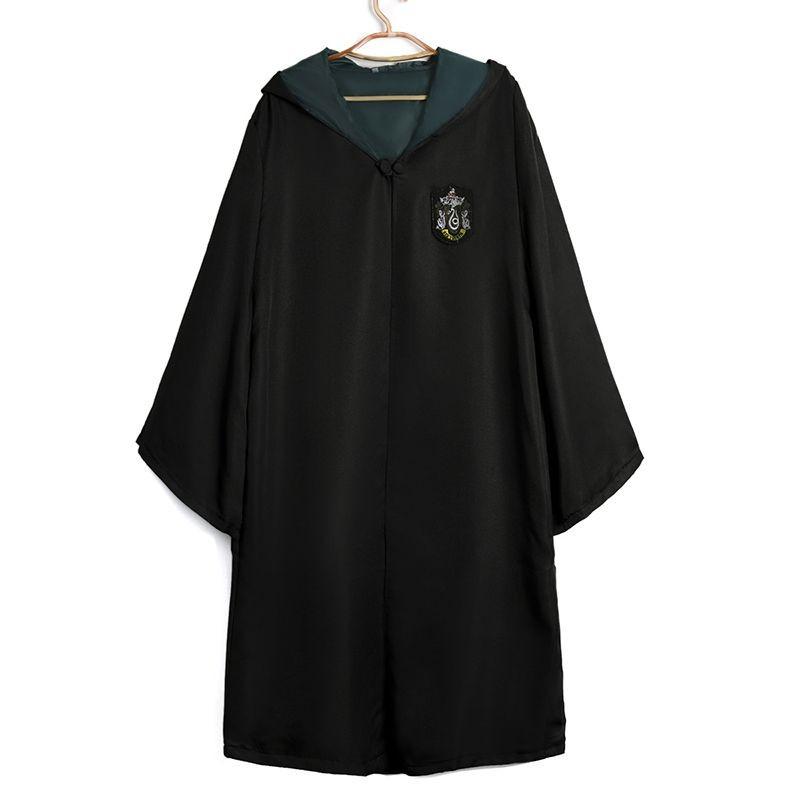 Potter Harry Costume Hogwarts Adult Child Robe Cape Vest Halloween Party Cosplay
