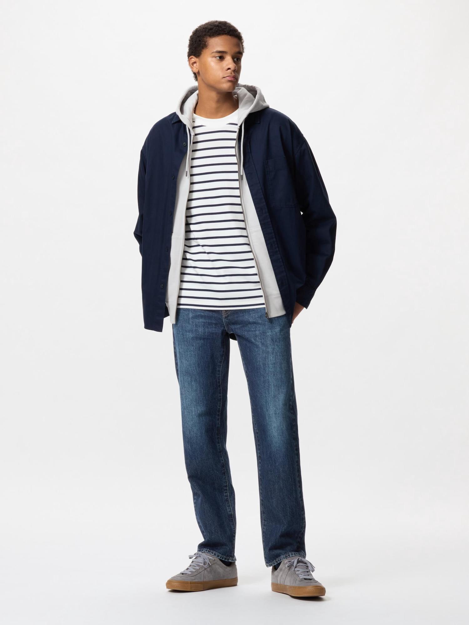 

Uniqlo Японські джинси стандартного крою 66 BLUE/46