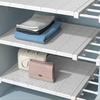 Weiße erweiterbare Trennwand, stanzfreies, einziehbares Schichtbrett zur Aufbewahrung im Kleiderschrank, für Küchen- und Badezimmerregale, Schlafsaalteiler