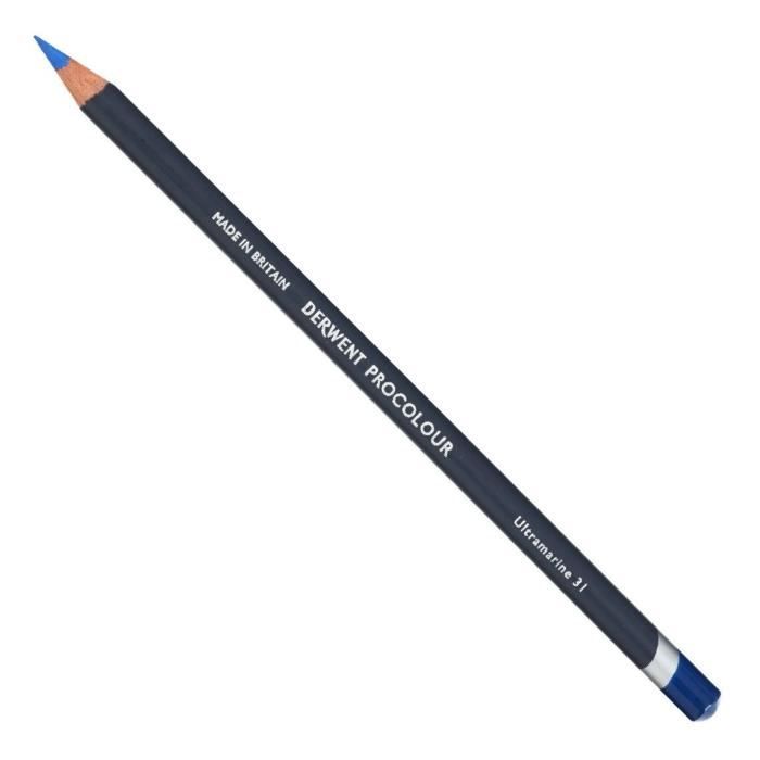 Crayon de couleur - DERWENT - PROCOLOUR - Bleu outremer - 31 - Mixte - Enfant