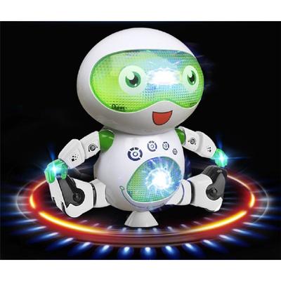 Funny Dancing Robot, 360 Space Rotating Flashing Music Robot, Interactive Toys, Birthday Gifts