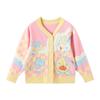 B.Duck Girls' Cartoon Knitted Cardigan Sweater