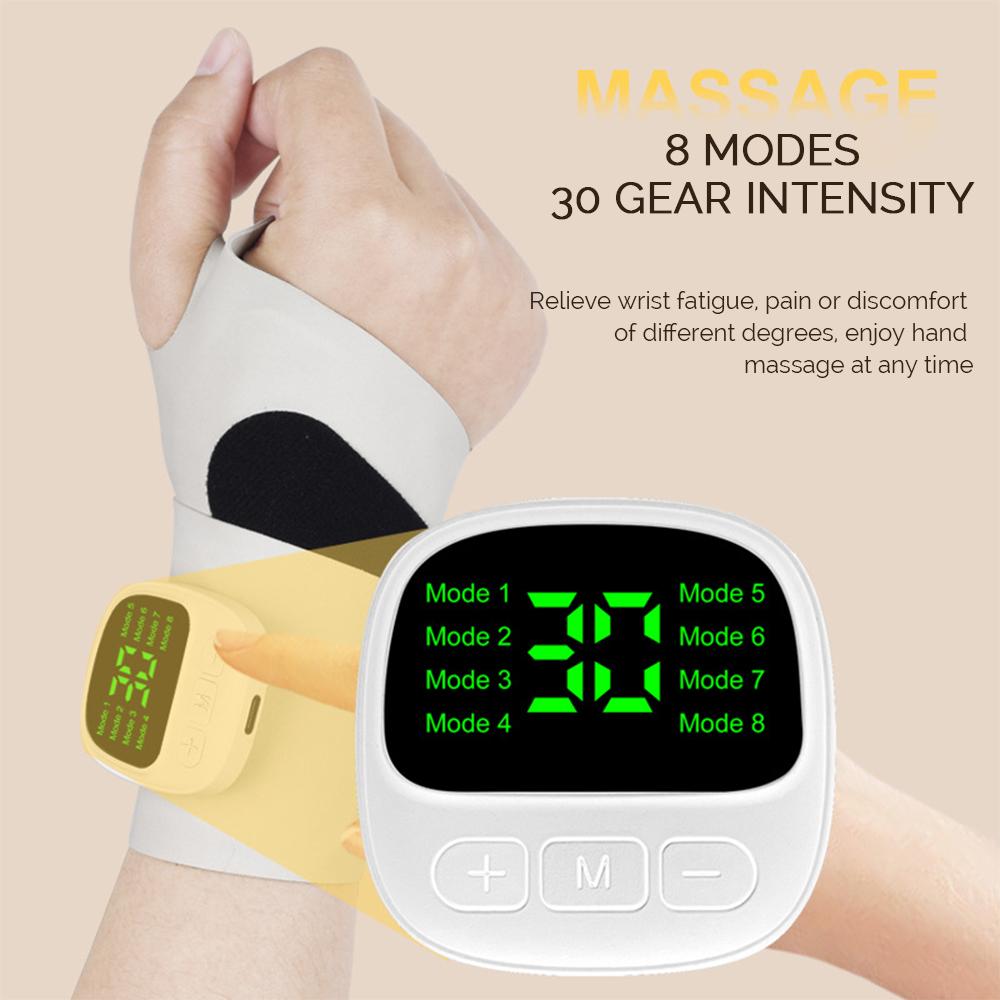 EMS Wrist Massager Electric Vibration Hand Guard Band Wrist Strap Microcurrent Relieves Tenosynovitis Massage Machine