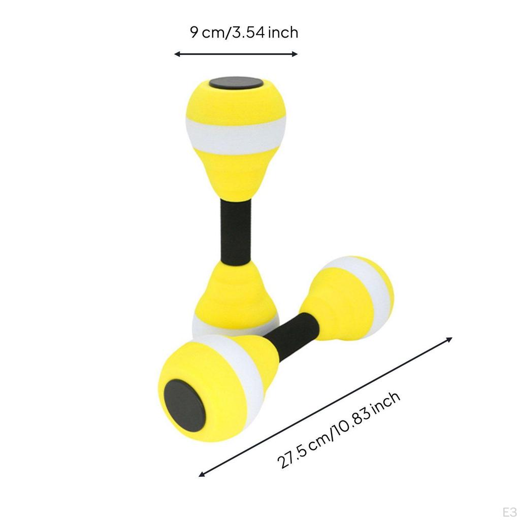 EVA Water Dumbbell Adjustable Aquatic Portable Dumbbells for Women, Kids, Home Gym
