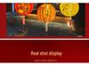 Waterproof Silk Lantern for Outdoor Mid-Autumn Festival Decor