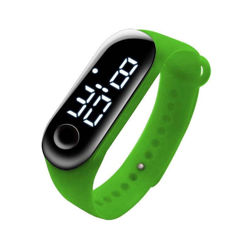 Trendy Fashion Waterproof Sports Electronic Watch, Male And Female Students Mountaineering Outdoor Led Wrist Watch