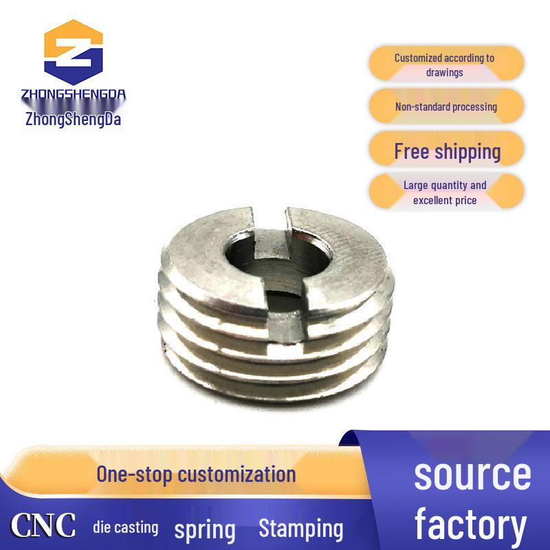 Small Machinery Accessories: Fastening Nut & Threaded Sleeve Screw for Automatic Lathe