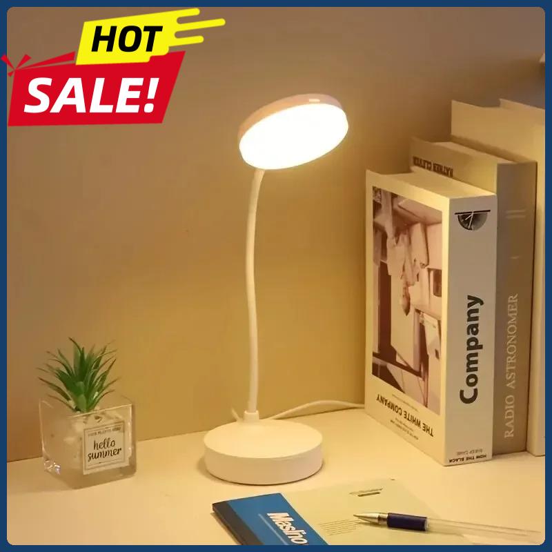 מנורות שולחן LED 3 רמות עמעום מנורת שולחן LED אלחוטית אור לילה במגע מנורה נטענת USB במגע לחדר לימוד משרד