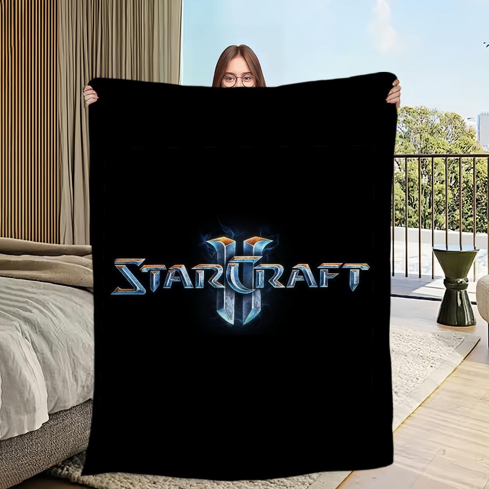 S-StarCraft-ES Game Blanket For Sofa Room Microfiber Bedding Blanket office Travel Gift Home