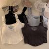 Chic Hong Kong Style Slim Fit Camisole for Women - Sexy Summer Vest with Pure Desire.